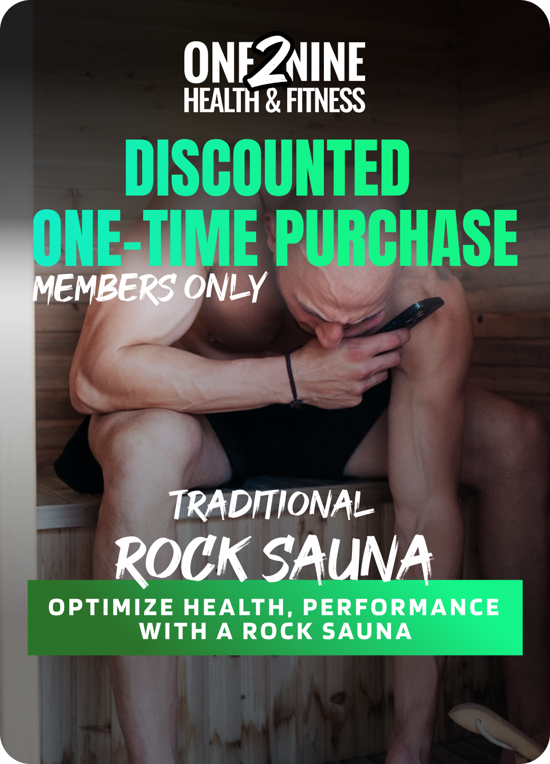 Member One-Time Traditional Rock Sauna Purchase