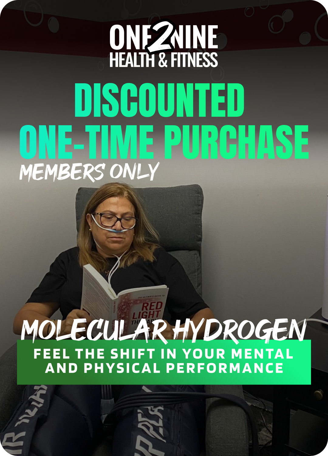 Member One Time Molecular Hydrogen Therapy Purchase