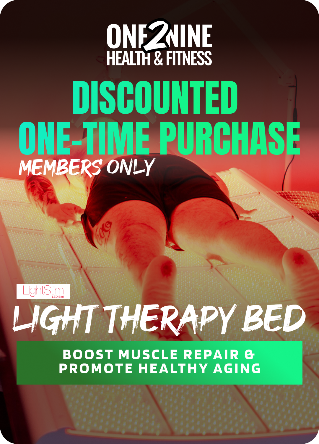 Member One Time Red Light Therapy Bed