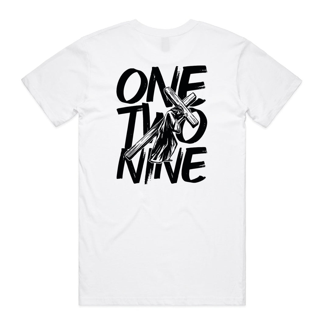 One Two Nine Cross White T-shirt