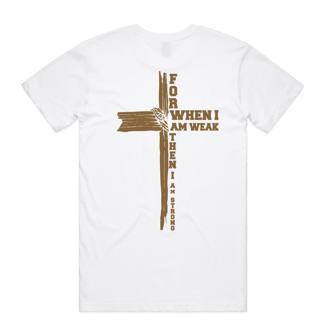 Wooden Cross White T-Shirt